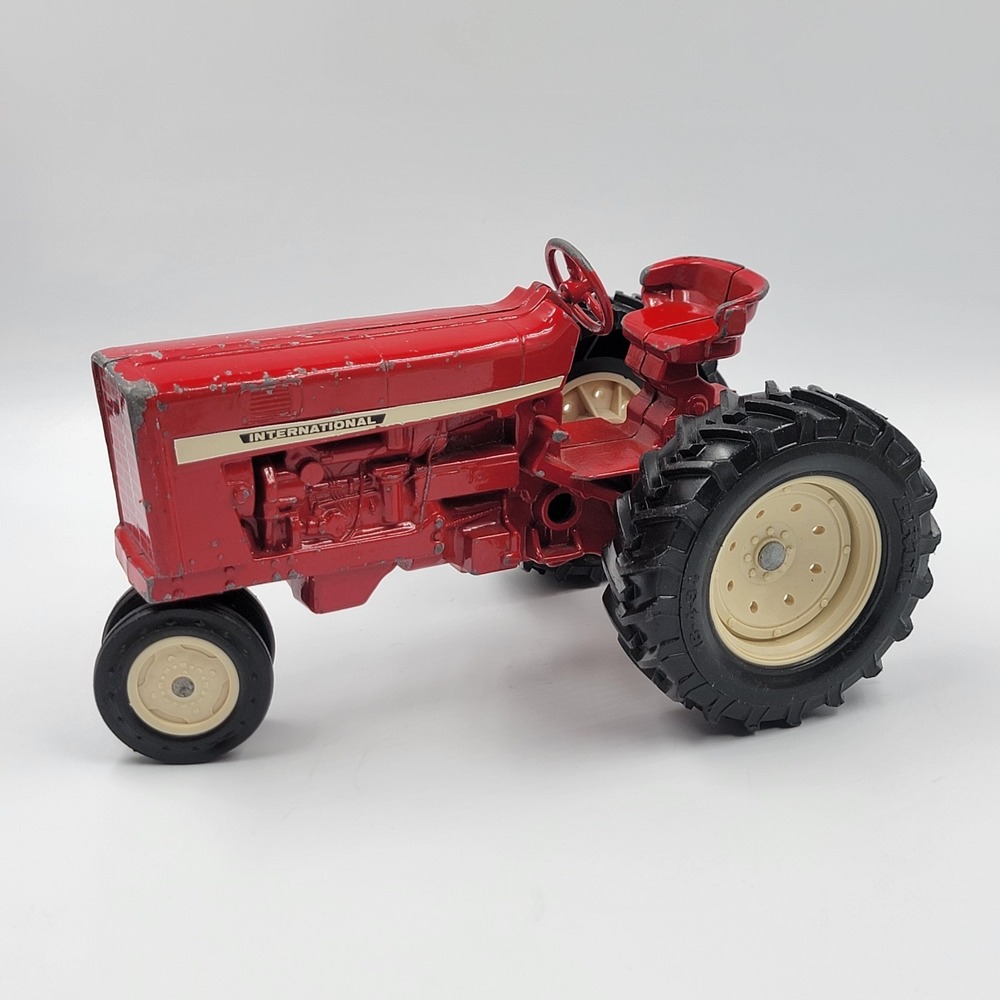 Vtg 70s ERTL 1/16 International Harvester 544 Tractor Die Cast Narrow Blueprint